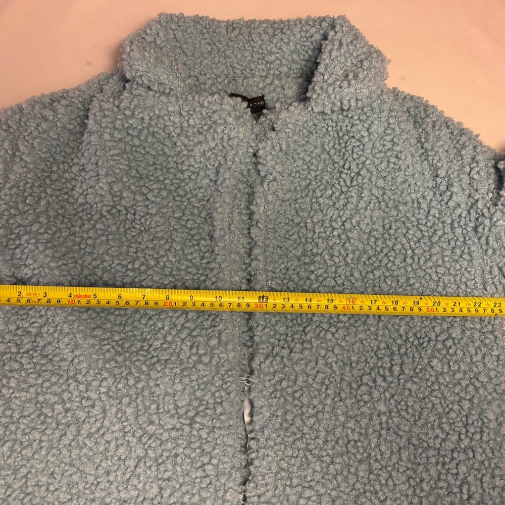 Current Mood Light Blue Teddy Jacket - image 5